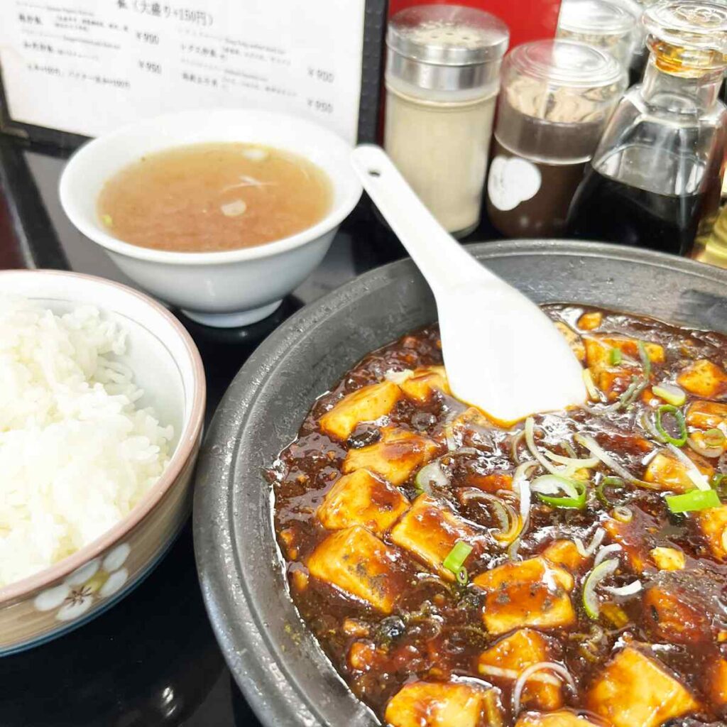 毛家麺店　麻婆豆腐